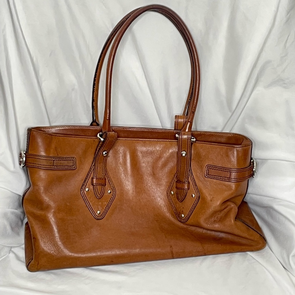 Cole Haan Trinity Weathered Leather Purse F04